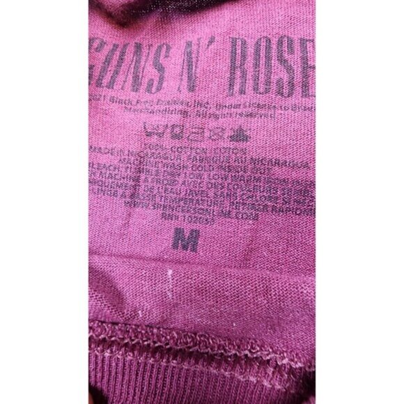 VTG Vintage Guns N Roses Shirt‎ Mens Medium Red Hard Rock Band Axl Rose Thorn - Picture 4 of 7